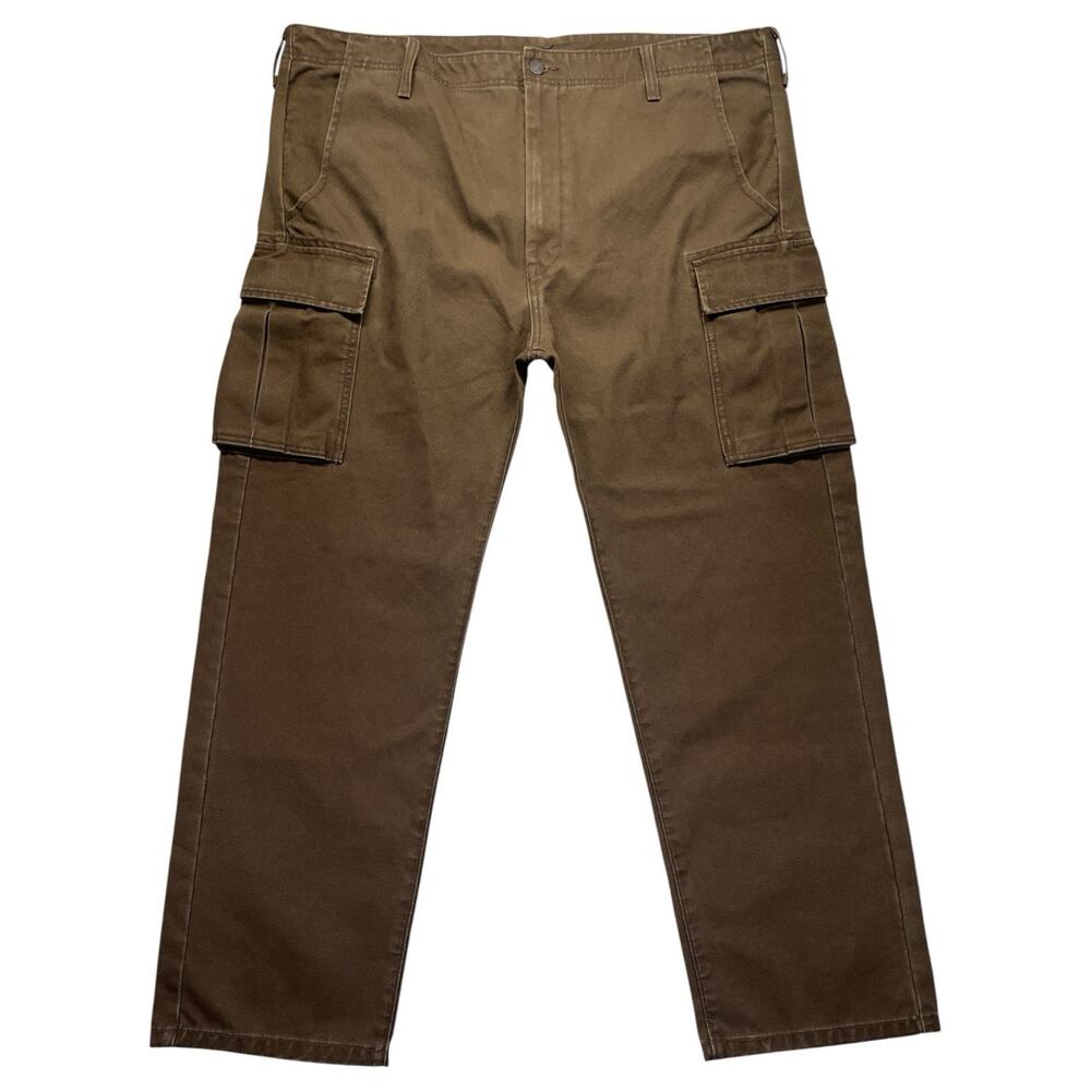 Levi’s Heavy Cargo Pants Men’s 42x32 Dark Brown Utility Workwear NWT 2012
